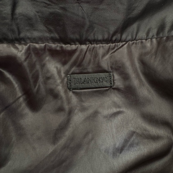 BLANKNYC Black Matte Funnel Neck Windbreaker Jacket Size L Large NWOT - Picture 14 of 16